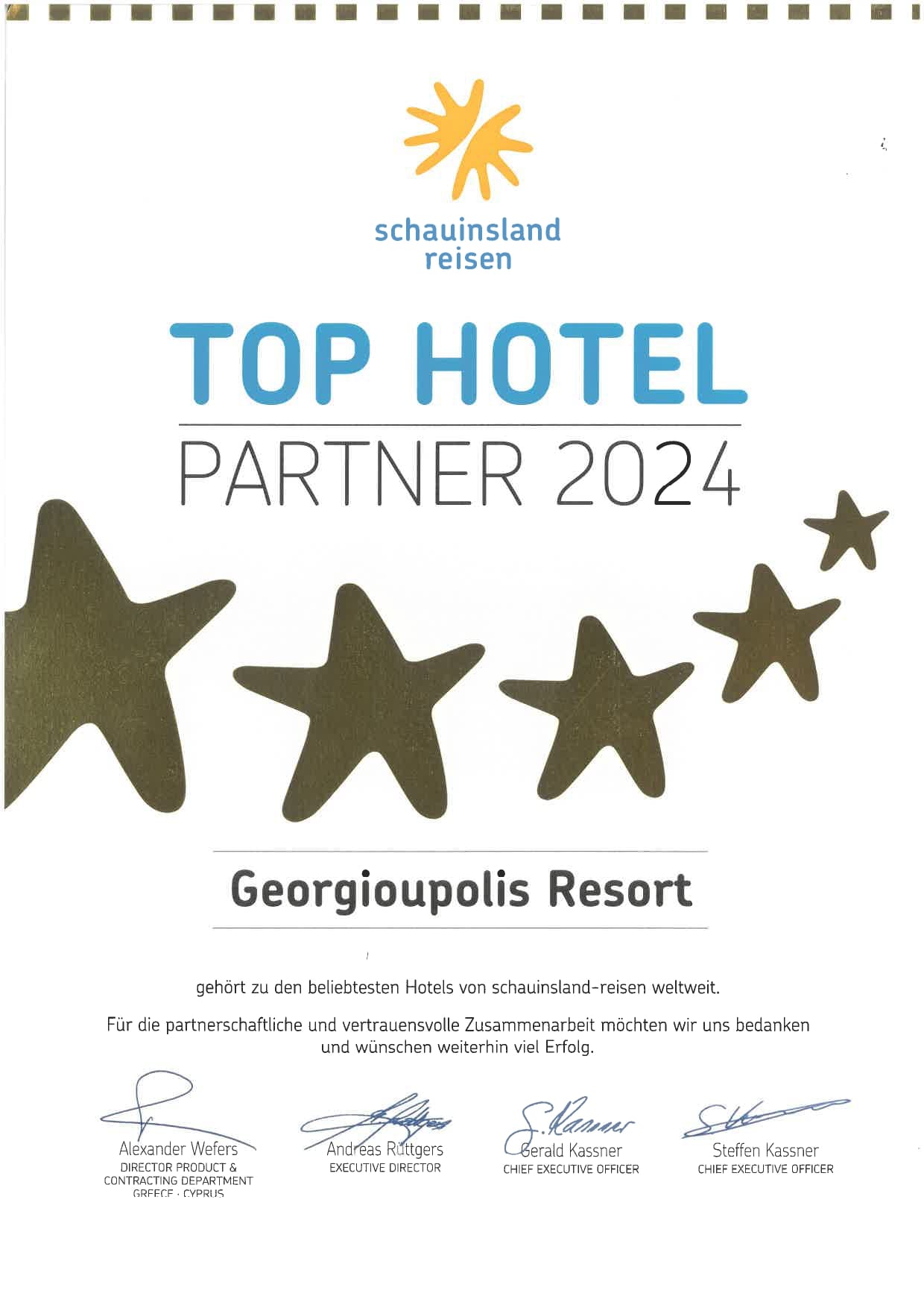 Top Hotel Partner 2024