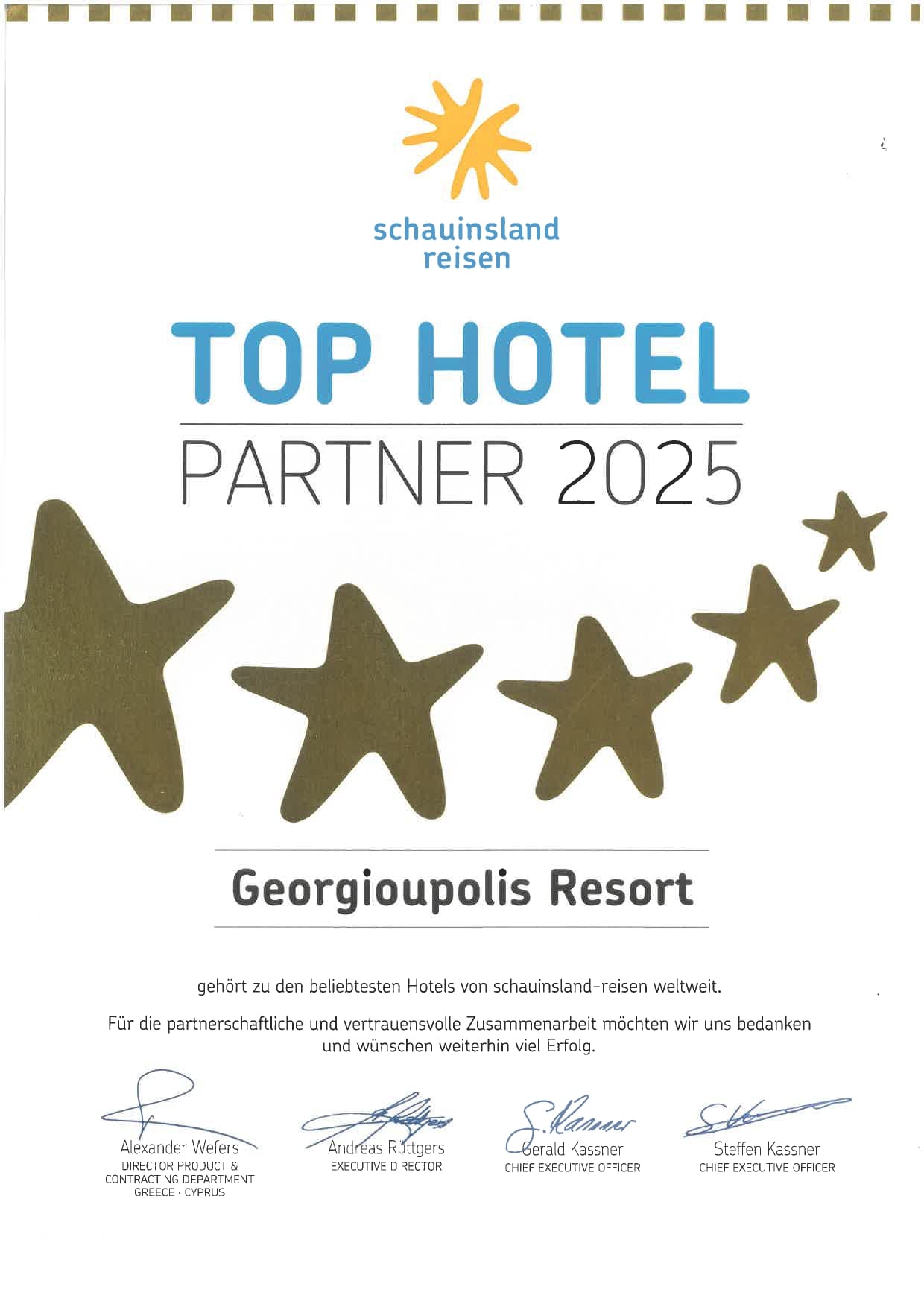 Top Hotel Partner 2025